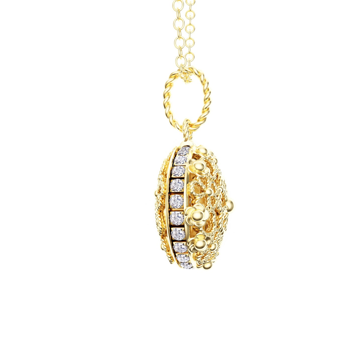 Ciondolo Merletti con cristalli Swarovski