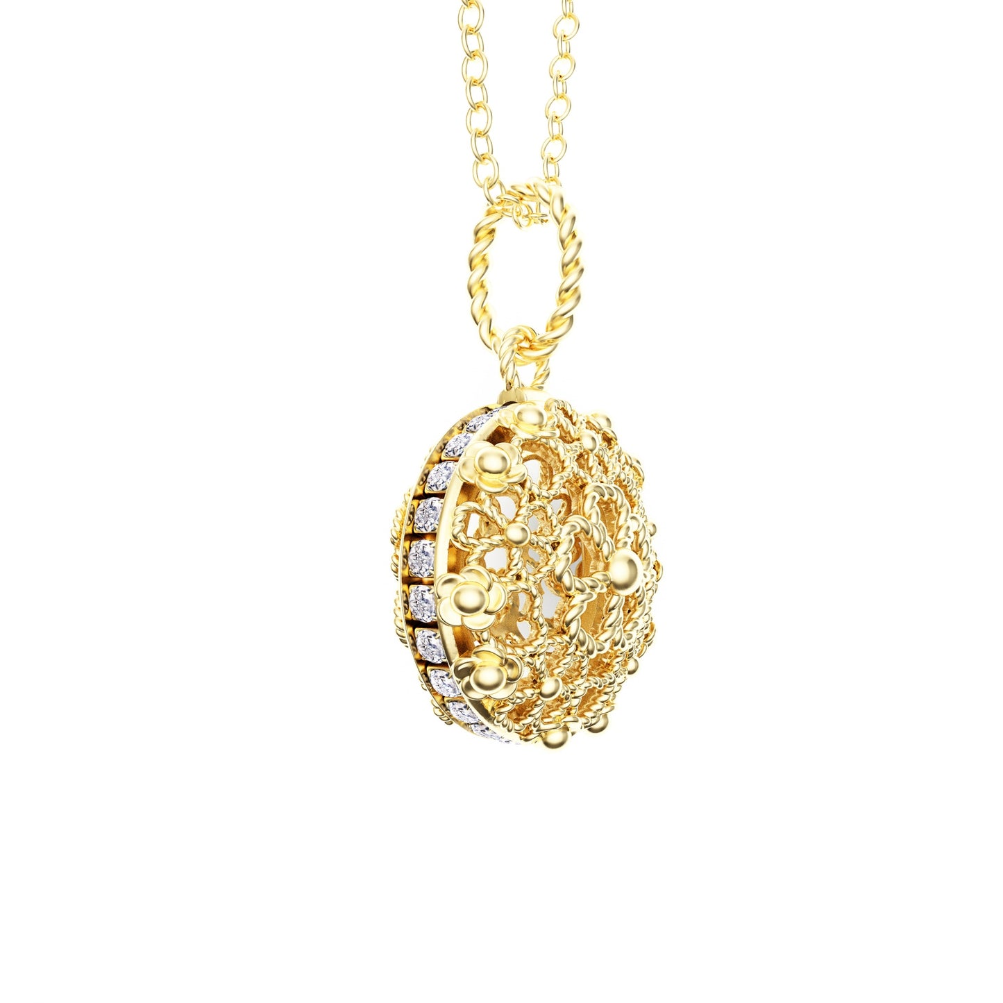 Ciondolo Merletti con cristalli Swarovski