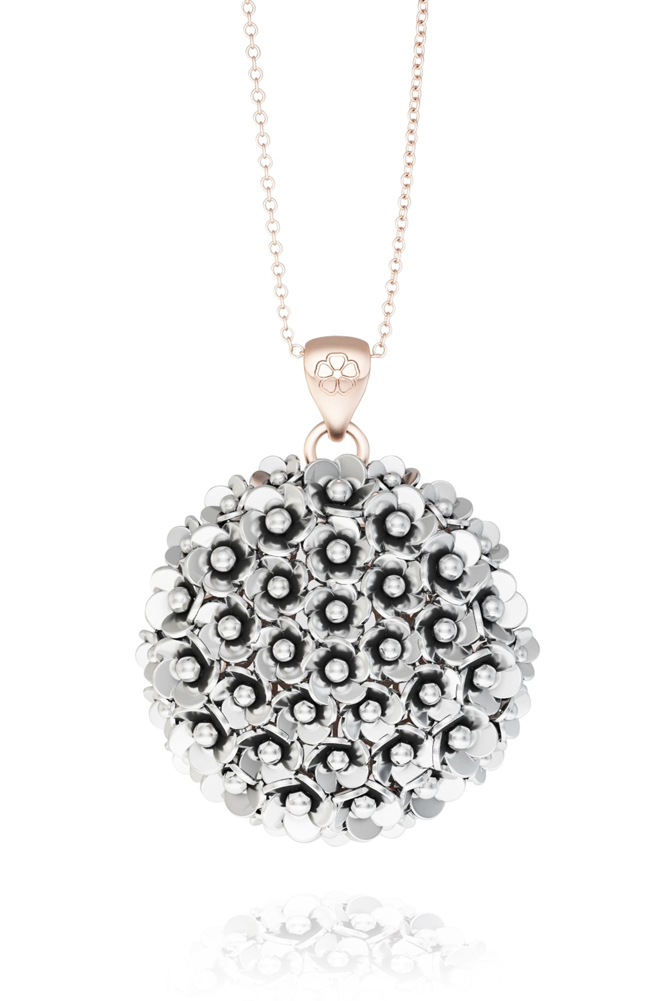 Parure Bouquet Oro rosa 24k