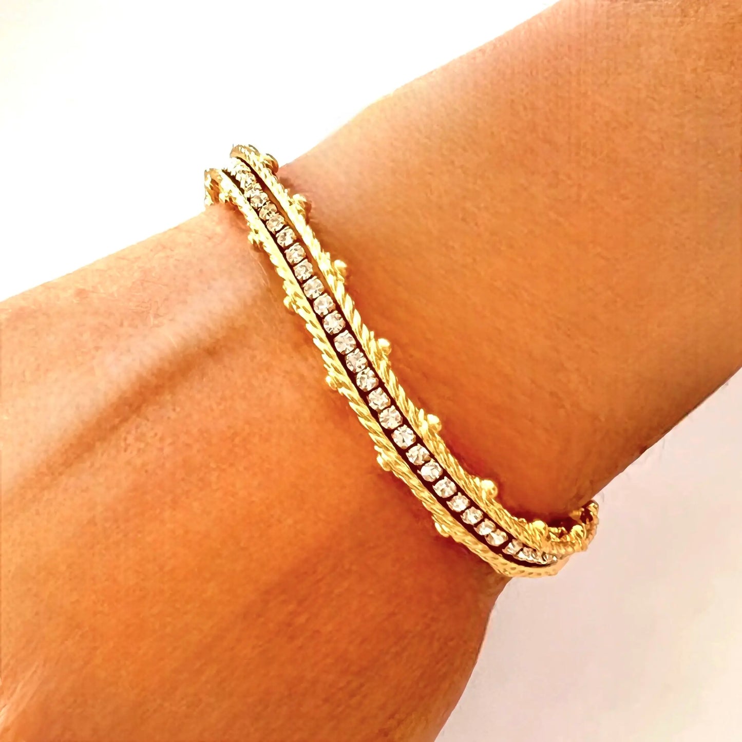 Bracciale Merletti con cristalli Swarovski