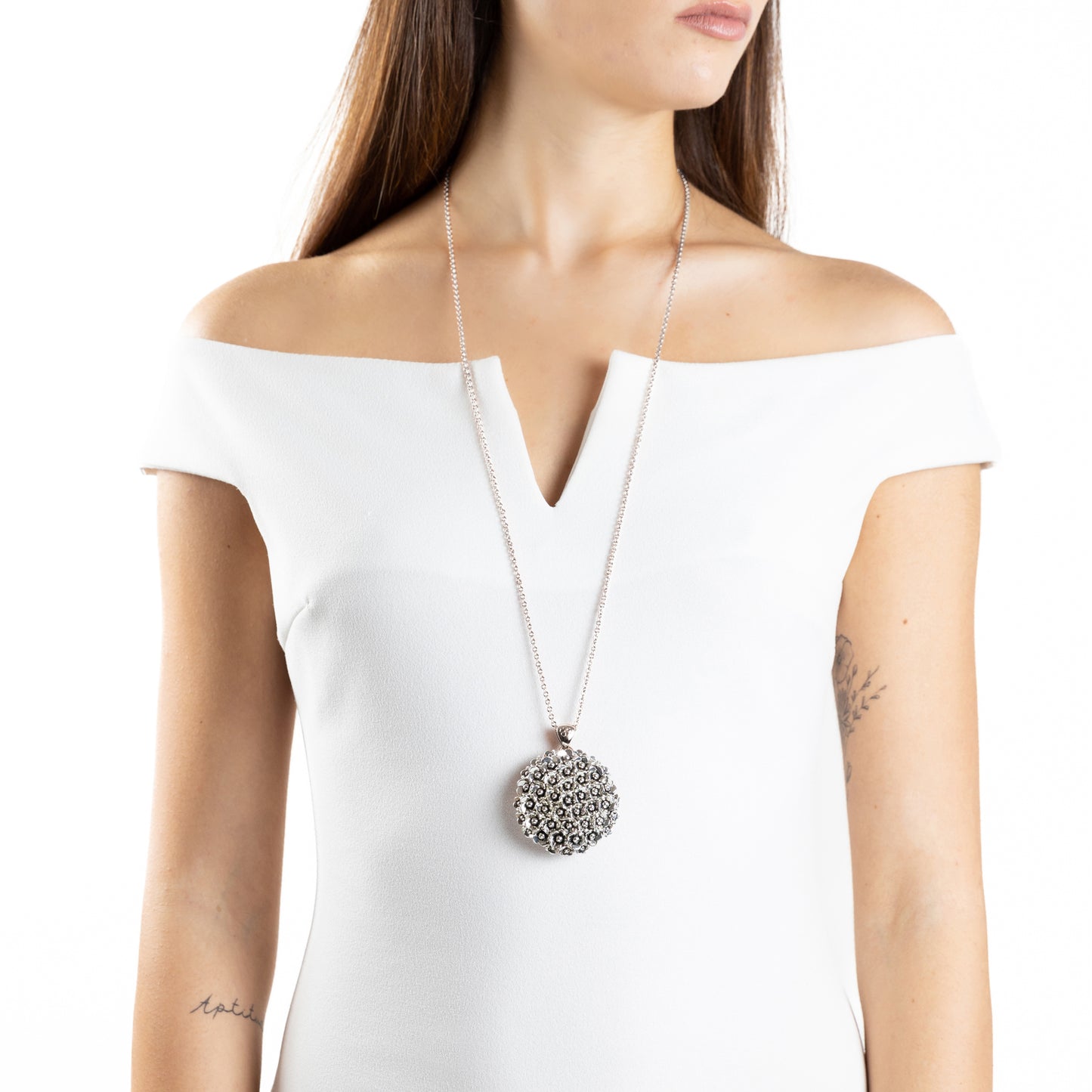 Parure Bouquet argento