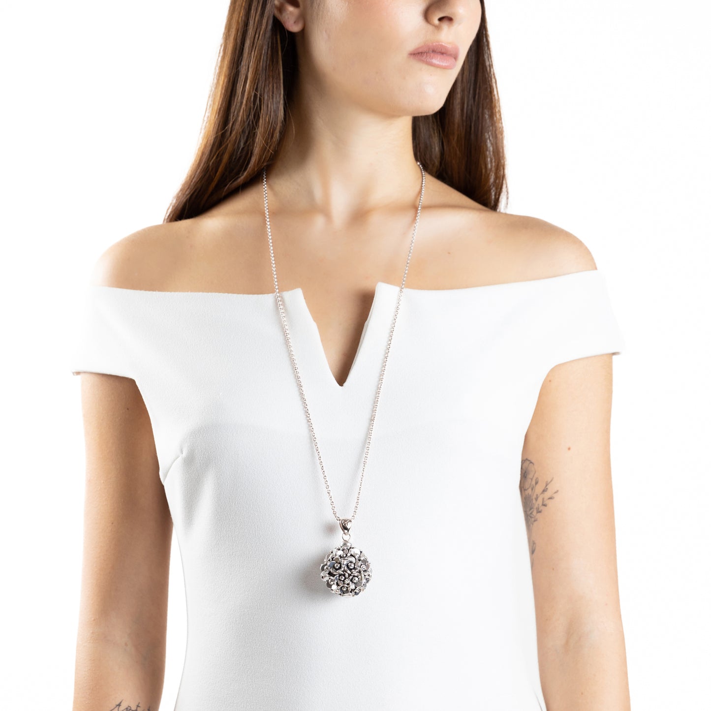 Parure Corolla Argento