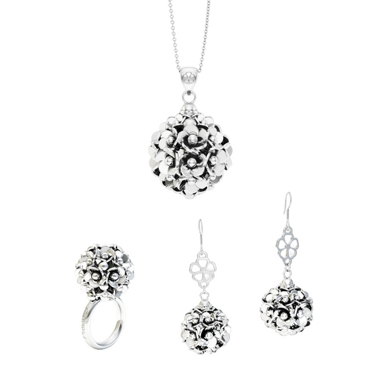 Parure Corolla Argento